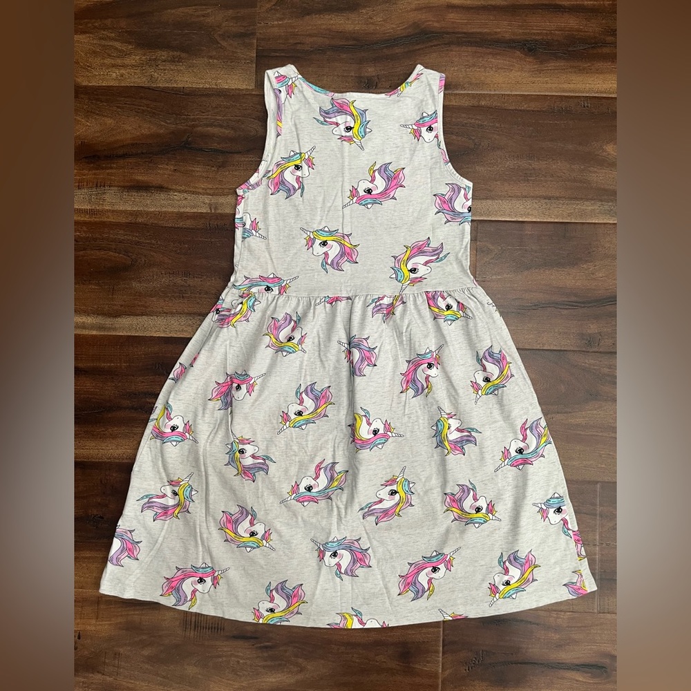 H&M Unicorn Design Girl Dress - Picture 5 of 9